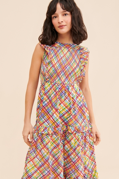 Iris Plaid Dress | Nuuly