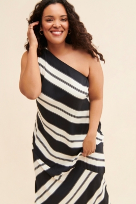 Railroad Circle Dress - Sandy Stripe – Sara Bergman Apparel
