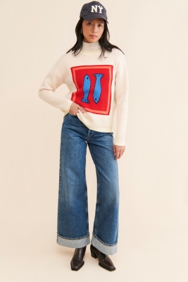 Sardine Crew Neck Sweater