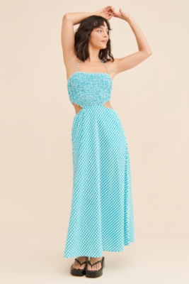 Nela Gingham Maxi Dress | Nuuly