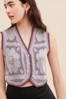 ニット/セーター AURALEE knit vest 18aw AURALEE DRY COTTON KNIT VEST / SELVEDGE LIGHT DENIM WIDE