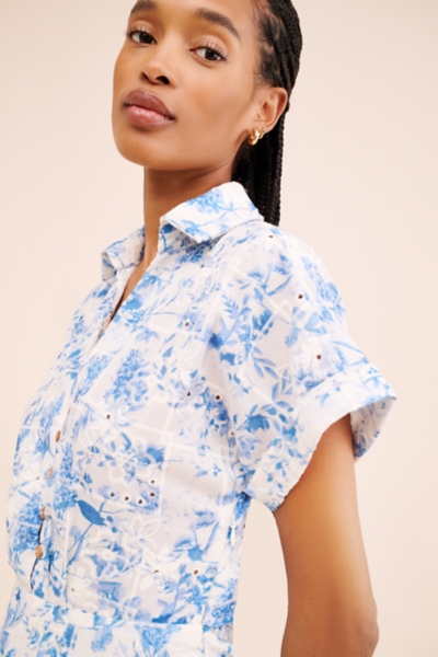 en saison davina shirt dress En Saison