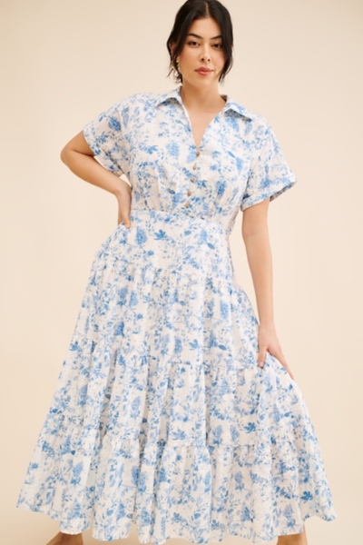 en saison davina shirt dress En Saison