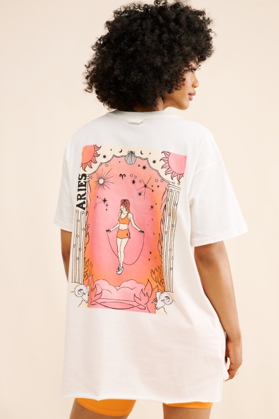 Oversized Inspire BF Zodiac Tee | Nuuly