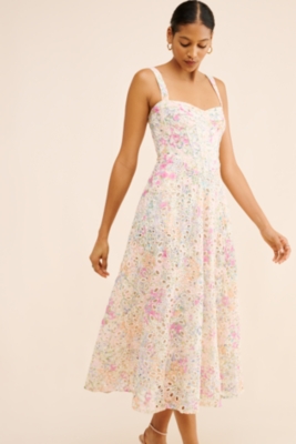 Lilah Corset Midi Dress