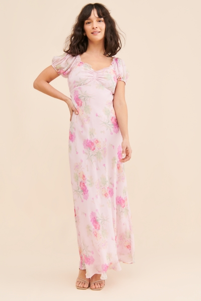 chinese dress ladies LoveShackFancy Mikel Jersey Maxi Dress