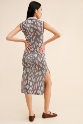 Opalescent Knit Polo Dress | Nuuly