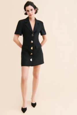Blazer Cutout Mini Dress