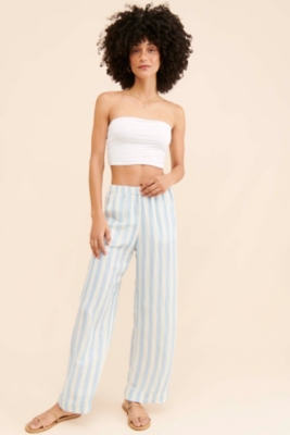 Stripe Wide Leg Pants | Nuuly