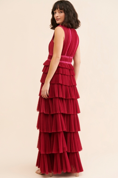 Tiered Tulle Maxi Dress | Nuuly