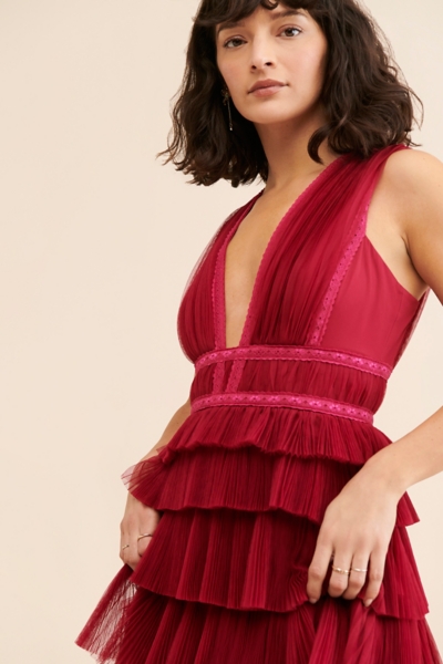 Tiered Tulle Maxi Dress | Nuuly