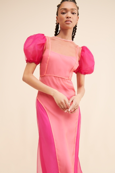 strapless open back dress TARYN DRESS
