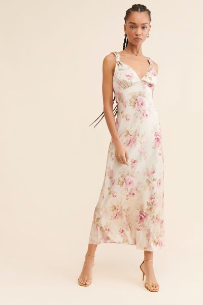 white christmas dresses Candlelight Dinner Maxi Dress - Butter Yellow, Large | Hazel and Olive main image 0