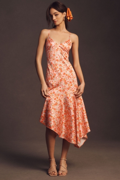 Maria Sleeveless Satin Midi Dress | Nuuly