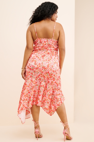 Maria Sleeveless Satin Midi Dress | Nuuly