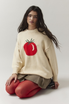 MARK&LONA ニット Swingin'NubbyCrewSweater 98 Graphic Off-Shoulder Sweatshirt CS502 - Casual style | LEWKIN