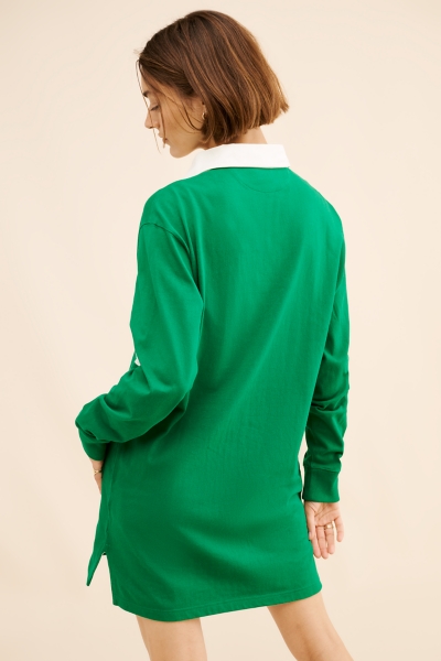 Jersey Rugby Long Sleeve Dress | Nuuly
