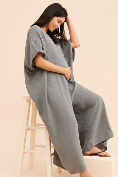 Maternity Relaxed Jumpsuit | Nuuly