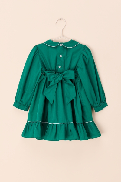 Kids Vintage Green Smocked Dress | Nuuly
