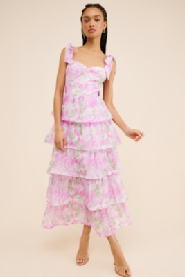 Zirconia Tiered Dress