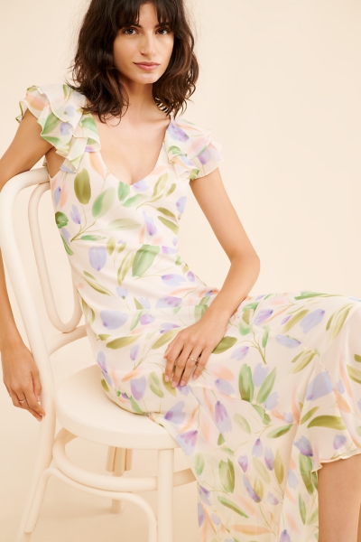 midi off shoulder white dress White Smocked Off Shoulder Midi Dress – Gabi Swimwear