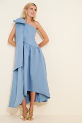ノートルエモア ribbon point off-shoulder dress Unforgettable Cutie Bow A-Line Ponte Mini Dress | Windsor