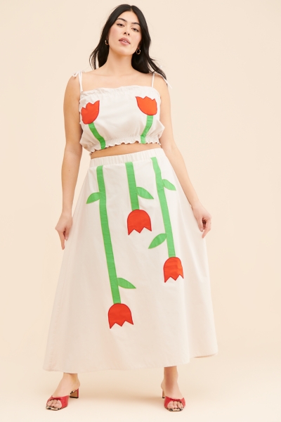 Isabelle Tulip Maxi Skirt | Nuuly