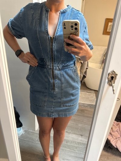 Dream On Denim Mini Dress | Nuuly