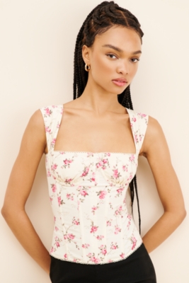 Ruched Cup Corset Top | Nuuly