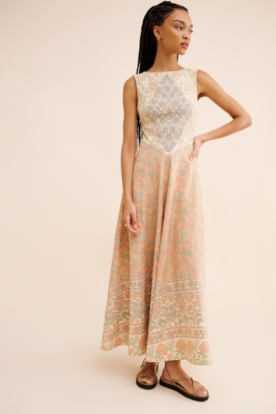 fitted lace wedding dress Waves Maxi Dress in Blue | Off the Shoulder Flowy Maxi Dress