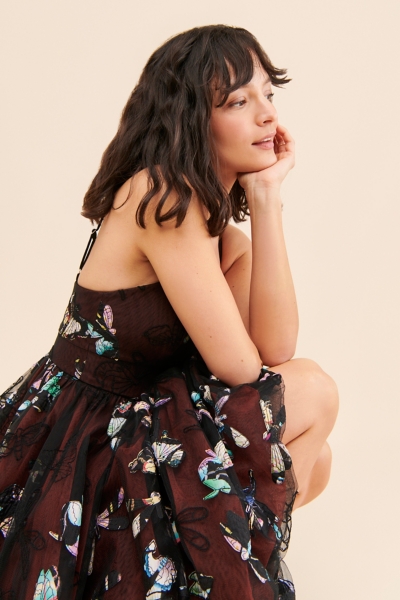 Butterfly Appliqu Bubble Dress | Nuuly