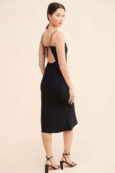 formal black maternity dress Black Slip Dress main image 1