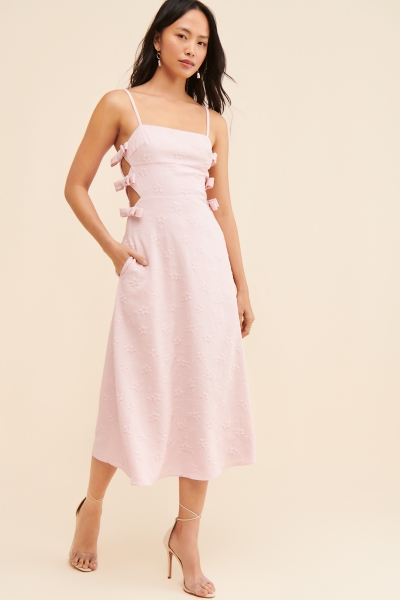 Sienna Bow Midi Dress | Nuuly