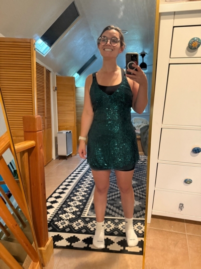 Gold Rush Mini Dress | Nuuly