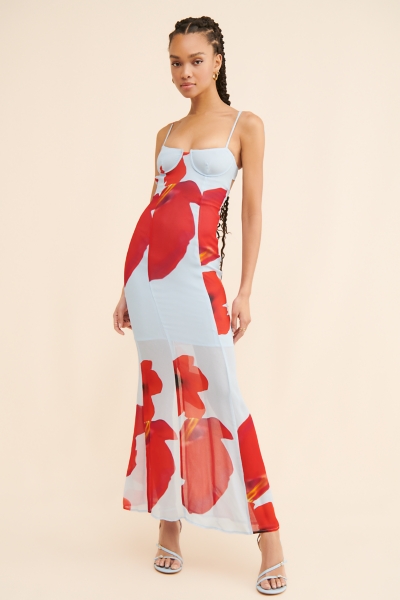sleeves maxi dress summer Velvet By Graham & Spencer Jovie Lace Maxi Dress