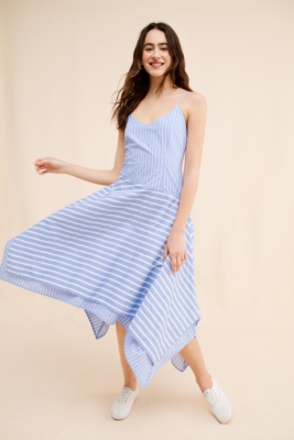 Mixed Stripe Midi Dress Nuuly