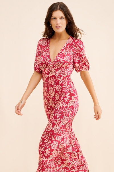 knee length dresses for ladies Mauve Pamela Dress main image 1