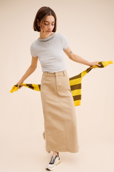 アパルトモン購入 DL1961 Asra Skirt エクリュ デニムスカート Asra