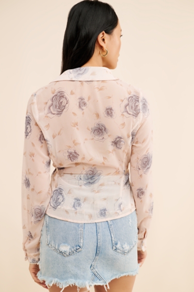 Christabel Sheer Shirt | Nuuly