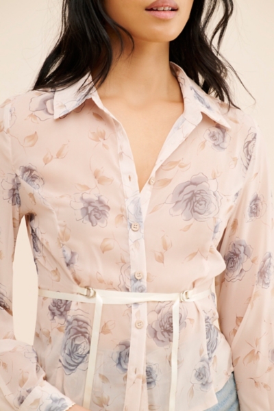 Christabel Sheer Shirt | Nuuly