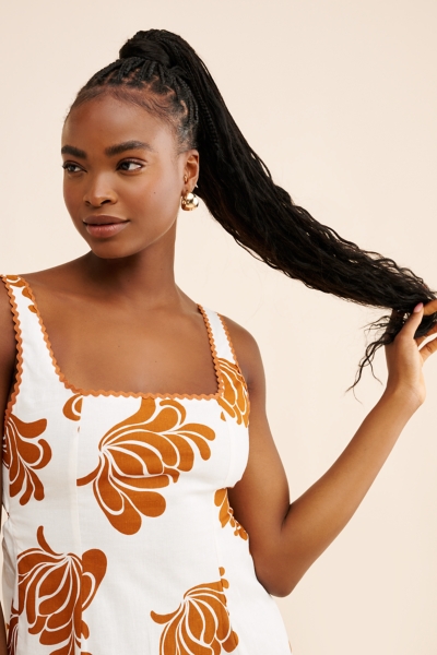 Inza Linen Mini Dress | Nuuly