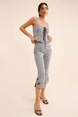 CAPRI RIB PANTS｜SKIRT/PANTS(スカート/パンツ)｜CLANE