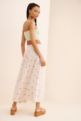 [nuuanu ] / ☆ Iris Long Skirt / Violet NUUANU Iris Long Skirt - Violet | 하이츠스토어