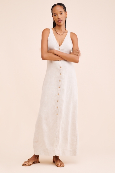 Big Sur Linen Maxi Dress | Nuuly