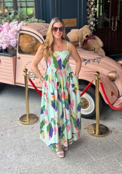 Square Neck Apron Maxi Dress | Nuuly