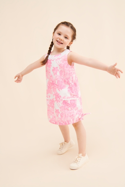 white christmas dresses White Linen Shift Dress main image 0