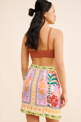Fruits Queen Scarf Printed Mini Skirt | Nuuly
