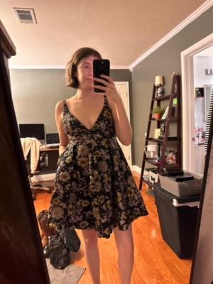 Jacquard A-Line Mini Dress | Nuuly