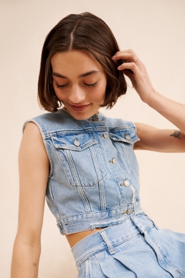 Leo Denim Vest | Nuuly