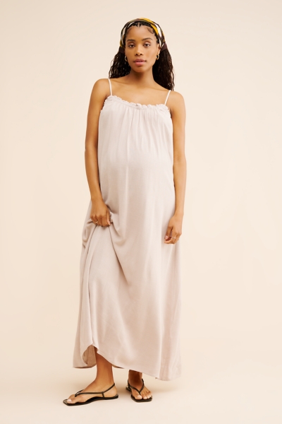 Maternity Linen Maxi Dress | Nuuly